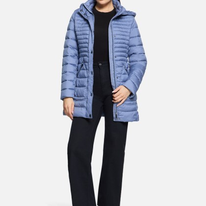 Steppjacke mit abnehmbarer Kapuze – Bild 2