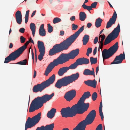 Basic Shirt mit Print – Bild 3