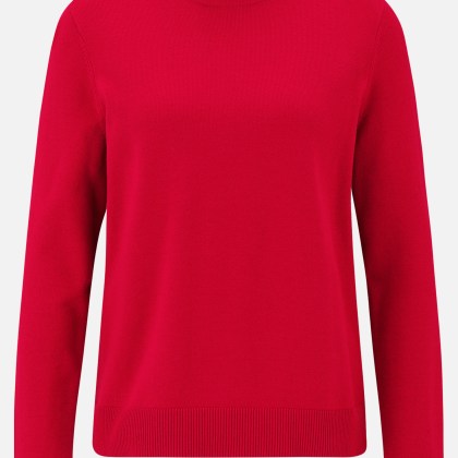 Basic-Strickpullover mit Stehkragen – Bild 3