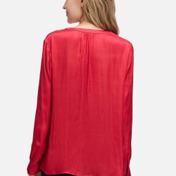 Satin-Bluse langarm Satin-Bluse langarm