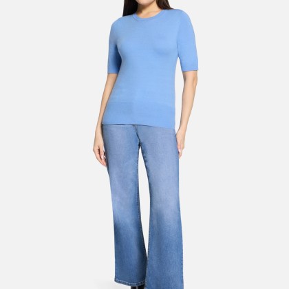 Basic-Pullover kurzarm – Bild 2