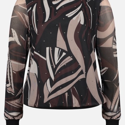 Langarm-Shirt mit Plissee – Bild 2