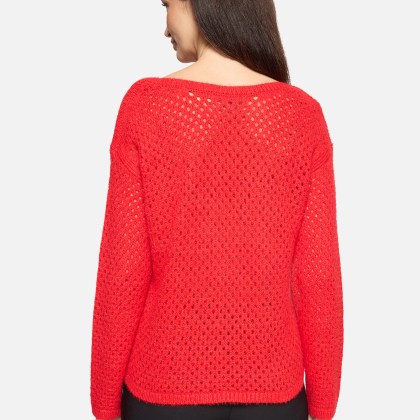 Lochstrick-Pullover langarm Lochstrick-Pullover langarm