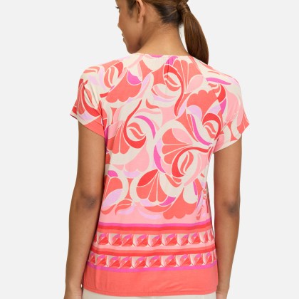 Printshirt mit Gummizug Printshirt mit Gummizug