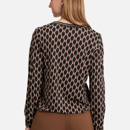 Blusenshirt mit V-Ausschnitt Blusenshirt mit V-Ausschnitt