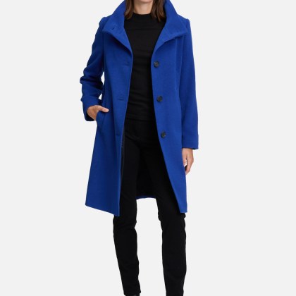 Wollmantel mit Kragen – Bild 2