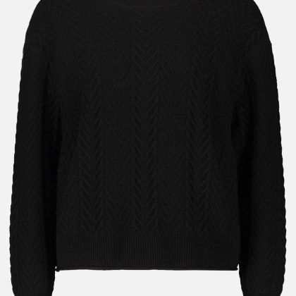 Grobstrick-Pullover mit Struktur – Bild 3