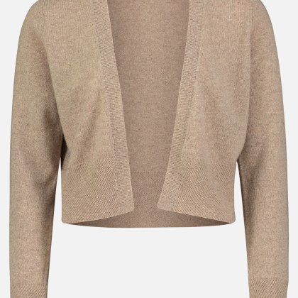 Kaschmir-Strickjacke mit Rippbündchen – Bild 3