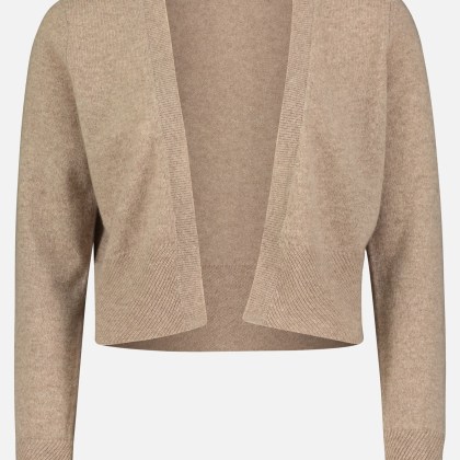 Kaschmir-Strickjacke mit Rippbündchen – Bild 3