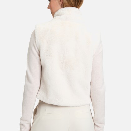 Plüschweste mit Reißverschluss Plüschweste mit Reißverschluss