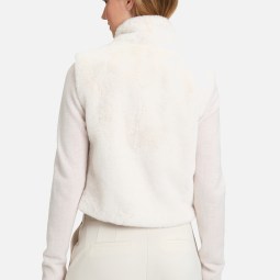 Plüschweste mit Reißverschluss Plüschweste mit Reißverschluss