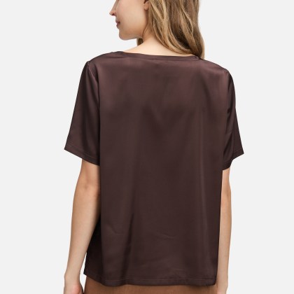 Schlupfbluse mit Rundhalsausschnitt Schlupfbluse mit Rundhalsausschnitt