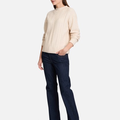 Grobstrick-Pullover mit Struktur – Bild 2