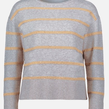 Strickpullover mit Pailletten – Bild 3