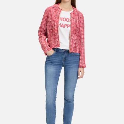 Basic Shirt mit Aufdruck – Bild 2