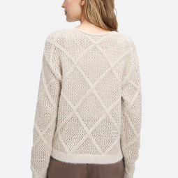 Strickpullover mit Effektgarn Strickpullover mit Effektgarn