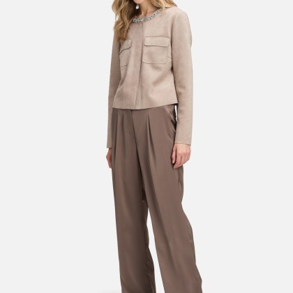 Blazer-Jacke mit aufgesetzten Taschen – Bild 2