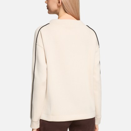 Sweatshirt mit Stehkragen Sweatshirt mit Stehkragen