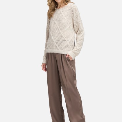 Strickpullover mit Effektgarn – Bild 2