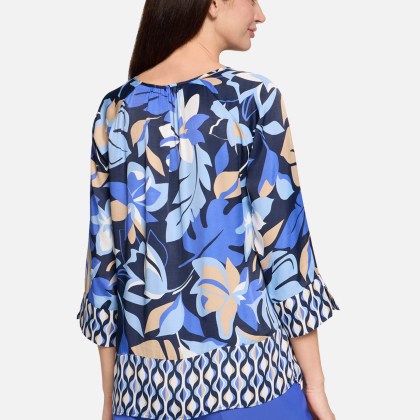 Schlupfbluse mit Blumenprint Schlupfbluse mit Blumenprint