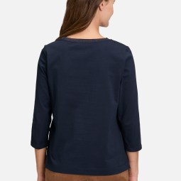 Basic Shirt mit Rippbündchen Basic Shirt mit Rippbündchen