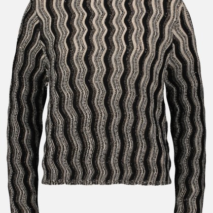 Strickpullover mit Pailletten – Bild 3