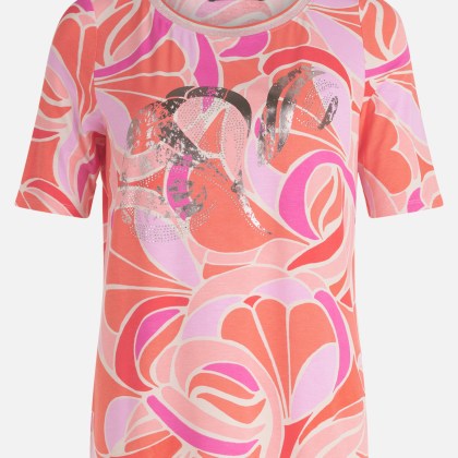 Printshirt mit Schmucksteinen – Bild 3