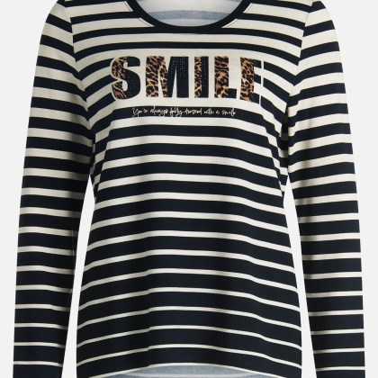 Basic Shirt mit Print – Bild 3