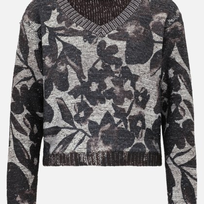 Grobstrick-Pullover mit Pailletten – Bild 3