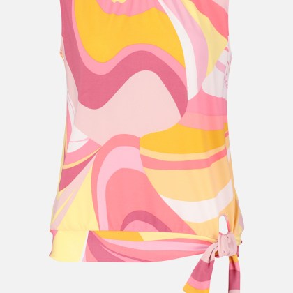 Rundhals-Shirt mit Raffung – Bild 3