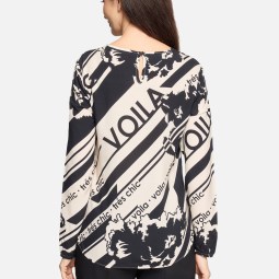 Schlupfbluse mit Rundhalsausschnitt Schlupfbluse mit Rundhalsausschnitt