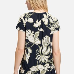 Printshirt mit Gummizug Printshirt mit Gummizug