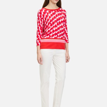 Basic-Strickpullover mit Print – Bild 2