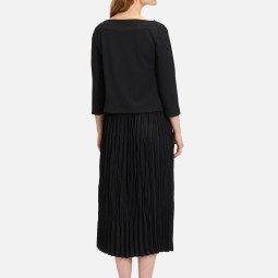 Jerseykleid mit Plissee Jerseykleid mit Plissee