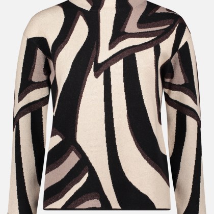 Strickpullover mit Stehkragen – Bild 3