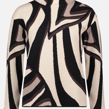 Strickpullover mit Stehkragen – Bild 3