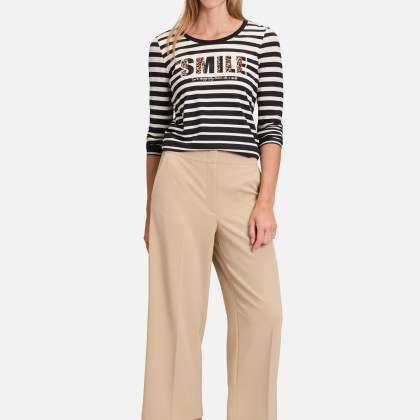 Basic Shirt mit Print – Bild 2