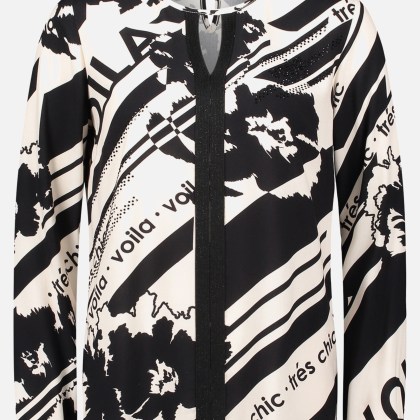 Schlupfbluse mit Rundhalsausschnitt – Bild 2