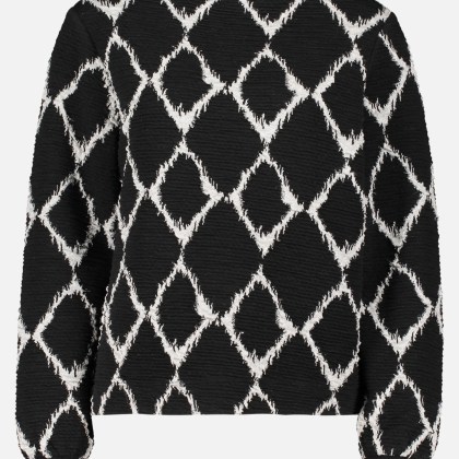 Sweatshirt mit Rippbündchen – Bild 3