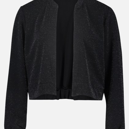 Casual-Jacke im Glitzer-Look – Bild 3