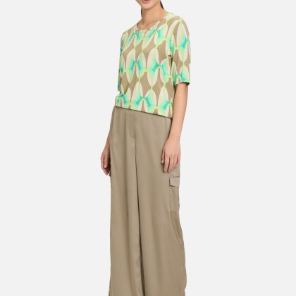 Basic Shirt mit Print – Bild 2