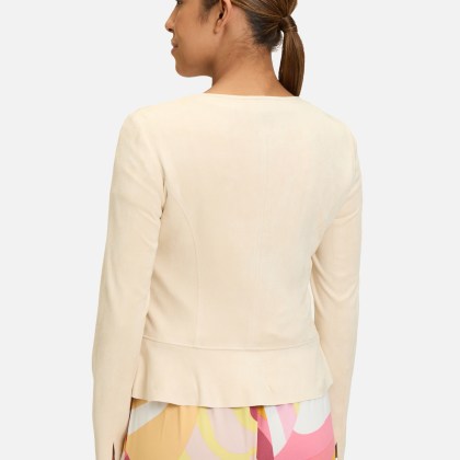 Blazer-Jacke mit Reißverschluss Blazer-Jacke mit Reißverschluss