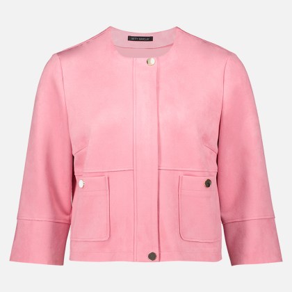 Blazer-Jacke mit aufgesetzten Taschen – Bild 3