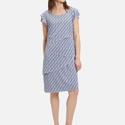 Jerseykleid mit Stufen – Bild 2