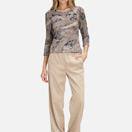 Basic Shirt mit Print – Bild 2