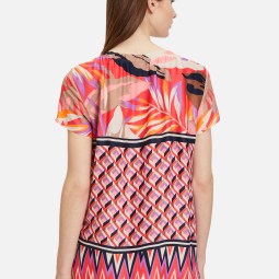 Schlupfbluse mit Muster Schlupfbluse mit Muster