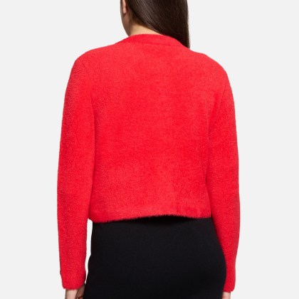 Strick-Cardigan mit aufgesetzten Taschen Strick-Cardigan mit aufgesetzten Taschen