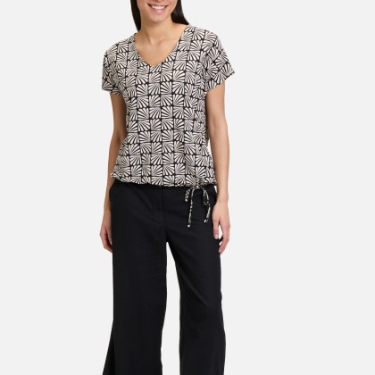 Printshirt mit Tunnelzug – Bild 2