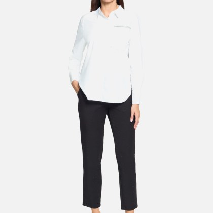 Hemdbluse mit Kragen – Bild 2