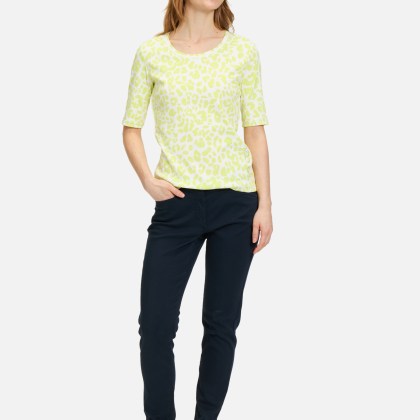 Basic Shirt mit Rippenstruktur – Bild 2